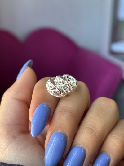 Aros argollas espiga