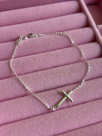 Pulsera Cruz Lisa