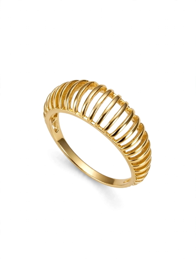 Anillo inflado de oro