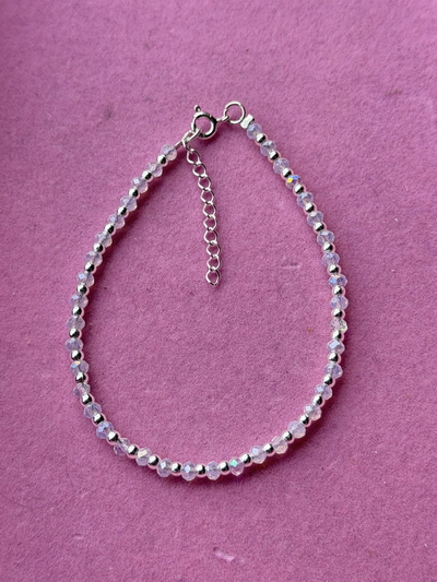 Pulsera cristal bolitas mini