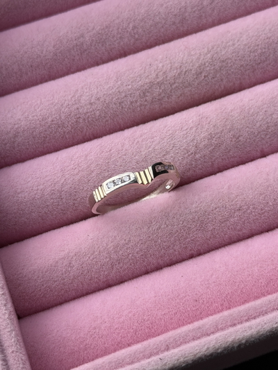 Anillo medio sin fin cubic 