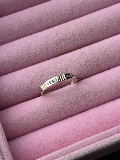 Anillo medio sin fin cubic 
