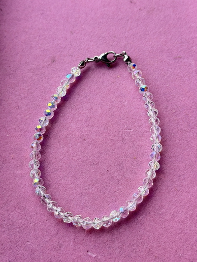 Pulsera cristal acero quirúrgico 