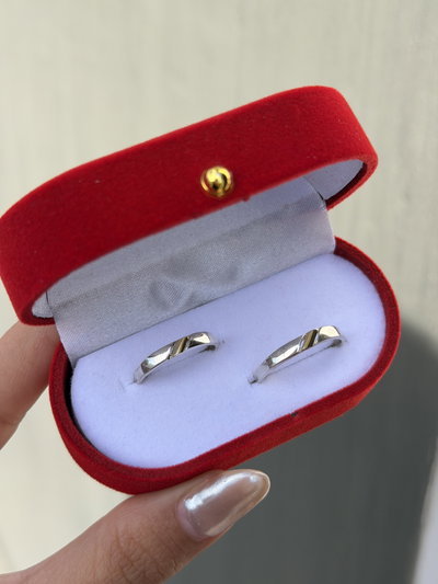 Set de Alianzas de Plata y oro