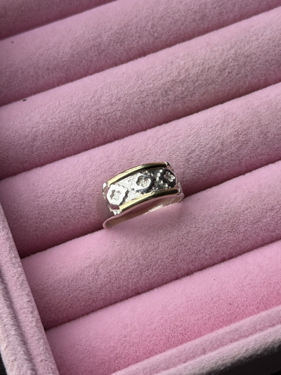 Anillo diseño rectangular grande