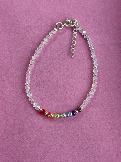 Pulsera cristal 7 chakras M1 cristal