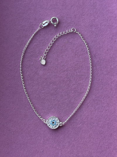 Pulsera Ojo turco con microcubics