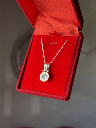 Conjunto bvlgari redondo mediano