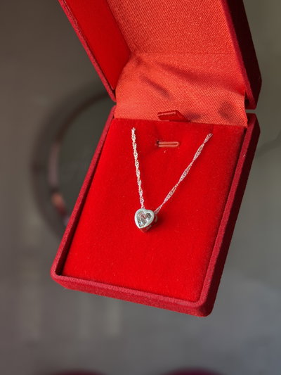 Conjunto de plata Corazon Susanito 