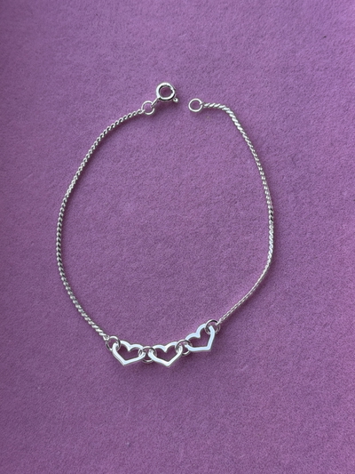 Pulsera 3 corazoncitos
