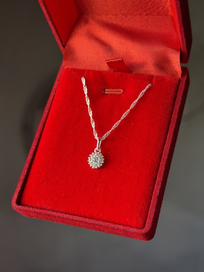 Conjunto de plata mini shine