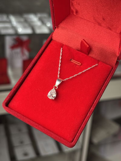 Cadena gota cristal