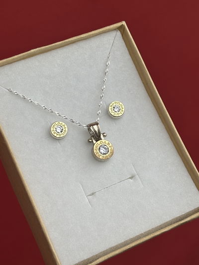 Conjunto mini Aros + cadena 