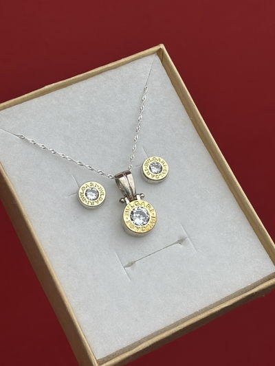 Conjunto mediano Aros + cadena 