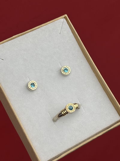 Conjunto mini Aros + anillo 