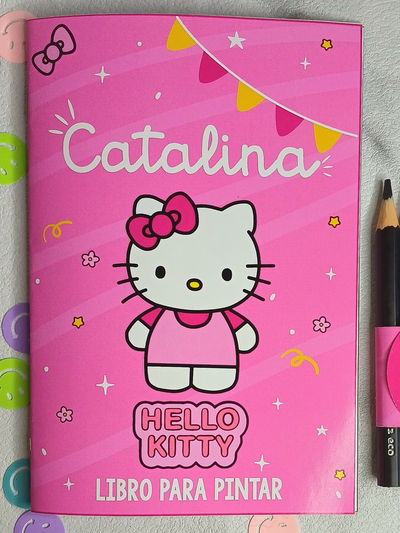 Libro para Pintar grande HELLO KITTY Pack x10