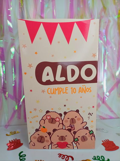 Bolsita Golosinera Capibara Canchero Pack x10 