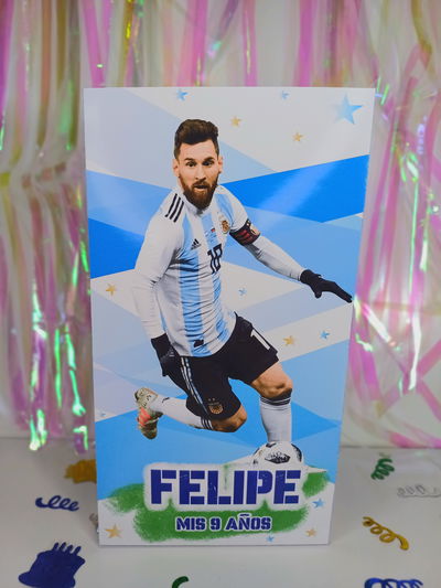 Bolsita Golosinera Messi Pack x10 