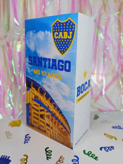 Bolsita Golosinera Boca Juniors Pack x10 