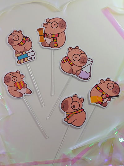 Topper cupcake CAPIPOTTER x10