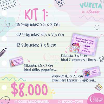 Kit Escolar 1