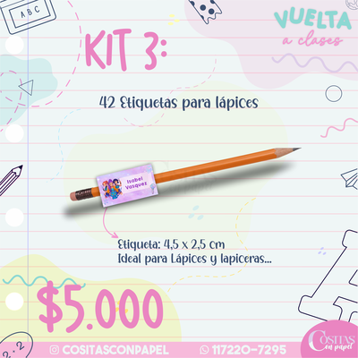 Kit Escolar 3 