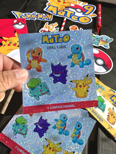 Planchita Sticker Holográfico Pack x10 