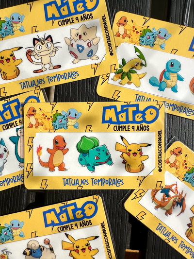 Tatuajes Temporales Pack x10