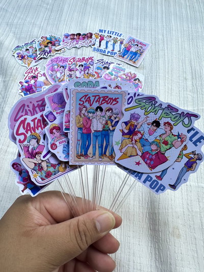 Topper cupcake | Adorno para Muffin x10