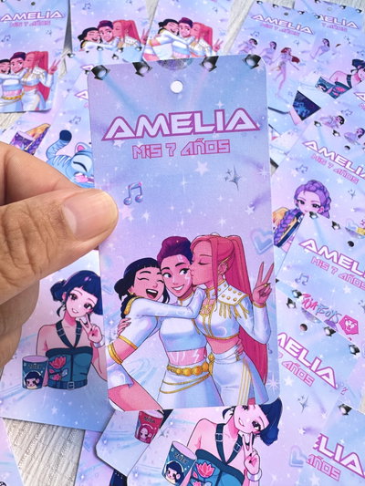 Etiqueta/Tag Bolsa Cumpleaños Pack x 12 unidades