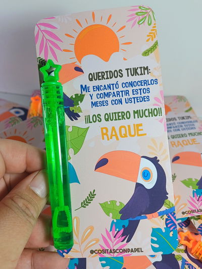 Burbujero chico TUCAN Pack x 10