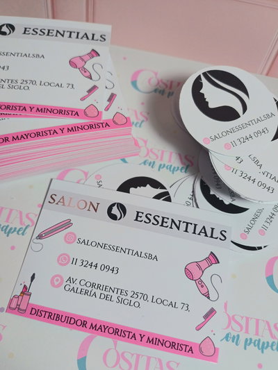 Tarjetas y Autoadhesivos x 70u