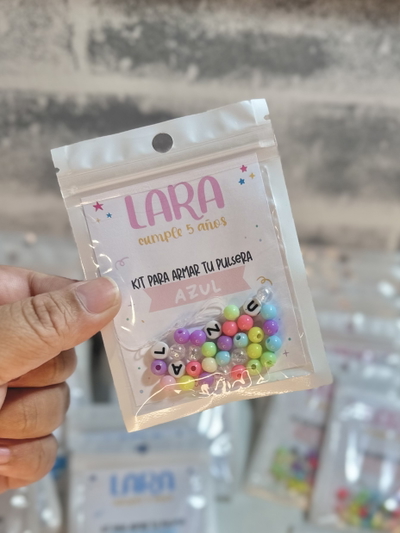 Kit Pulseras Nombre Pack x10