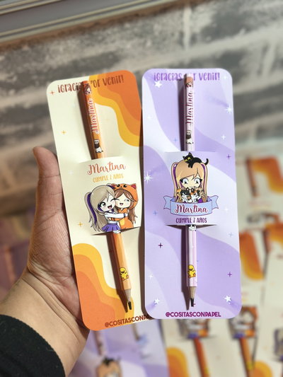 Lápiz Personalizado Pack x10