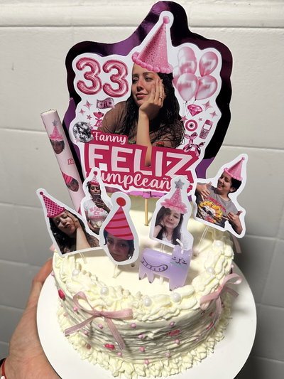 Cake Topper con Fotos | Adorno para Torta
