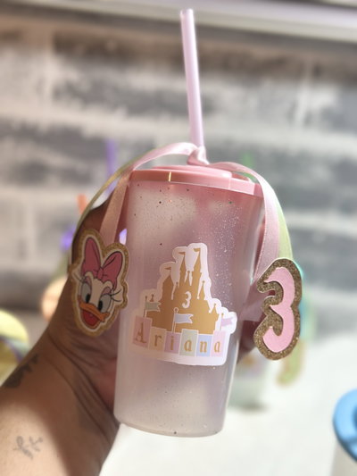 Vaso Glitter Chico Pack x10