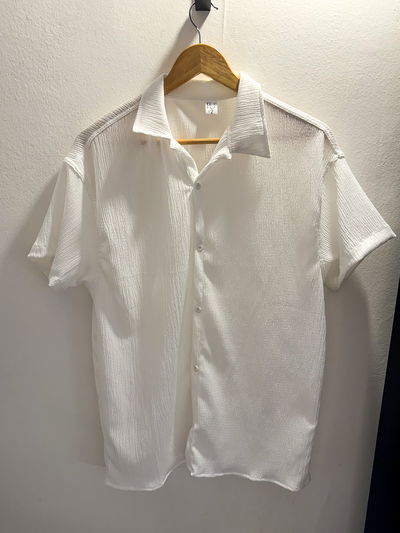 Camisa Hawaii Blanca