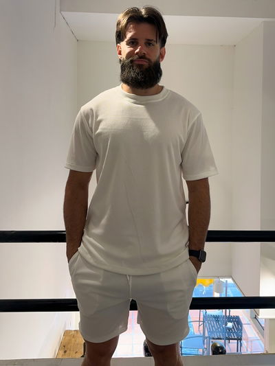 Conjunto Waffle Blanco