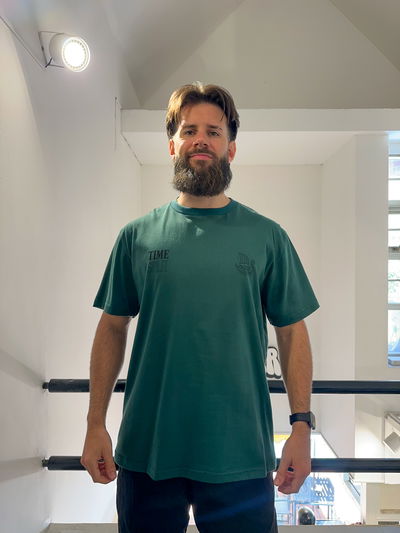 Remera Time Split Verde