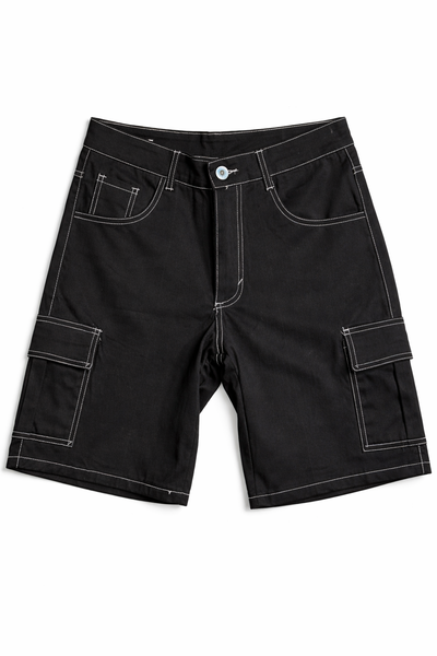 Bermuda Cargo Black Contrast