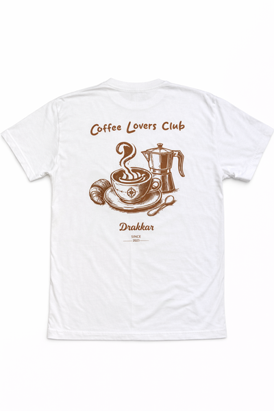 Remera Coffee Lovers Club Blanco