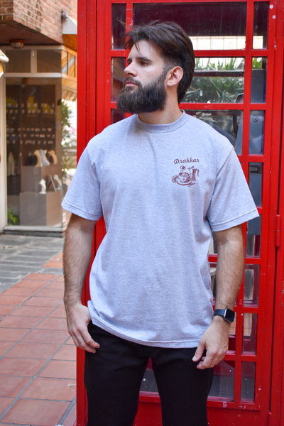 Remera Coffee Lovers Club Gris melange