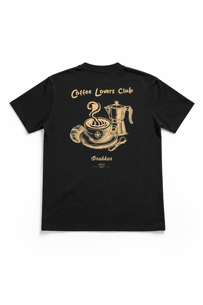 Remera Coffee Lovers Club Negro
