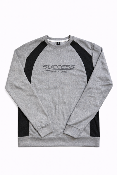 Buzo Success Bordado Gris