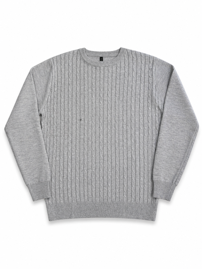 Sweater Trenzado Gris
