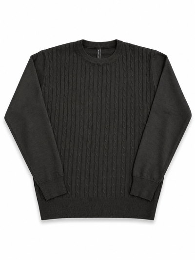 Sweater Trenzado Negro