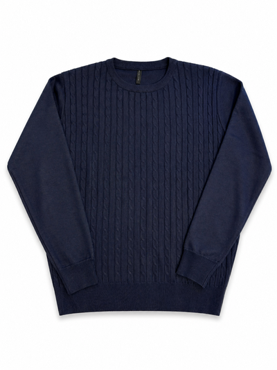 Sweater Trenzado Azul