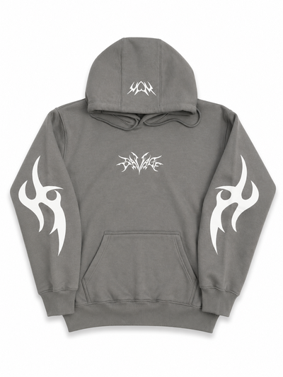 Hoodie Savage Gris