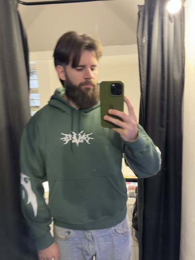 Hoodie Savage Verde Inglés