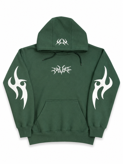Hoodie Savage Verde Inglés